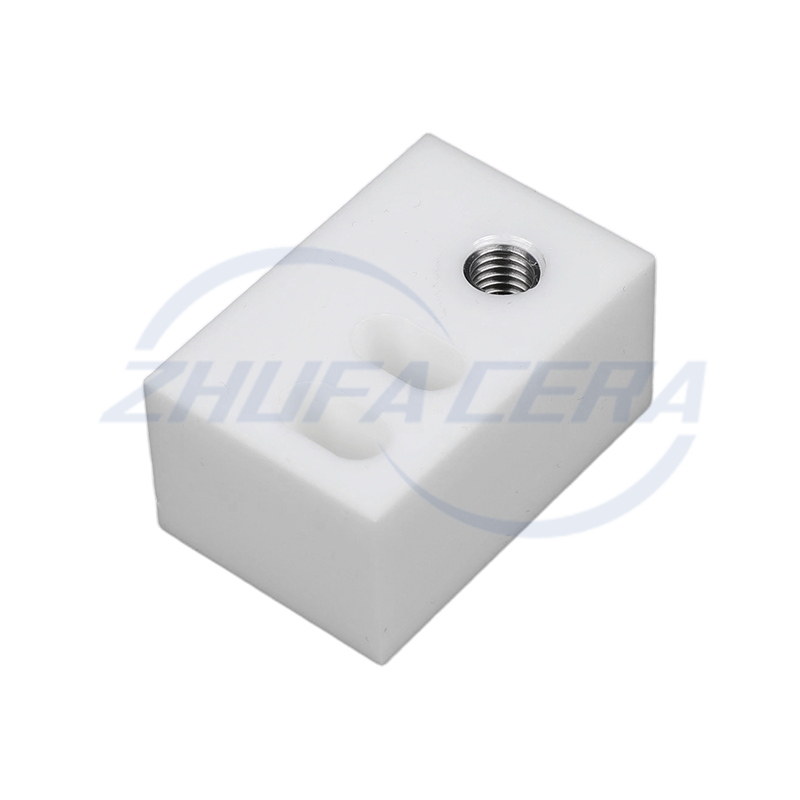 บล็อกตำแหน่งเซรามิกเซอร์โคเนียพร้อมซับในเกลียวโลหะ