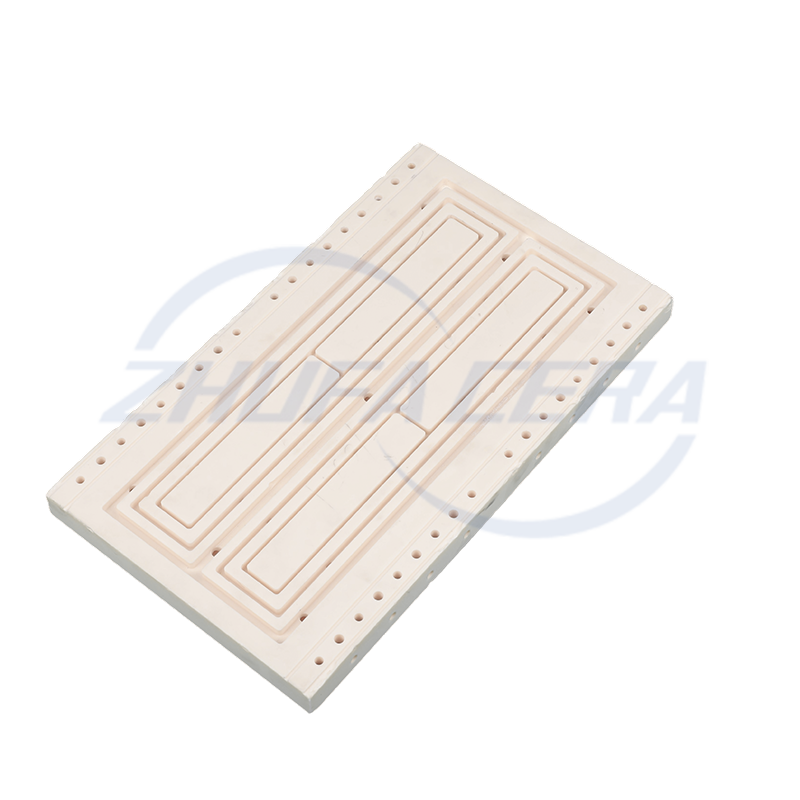 จานเซรามิกอลูมินาขนาดใหญ่